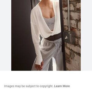 Chic White Drape Cardigan